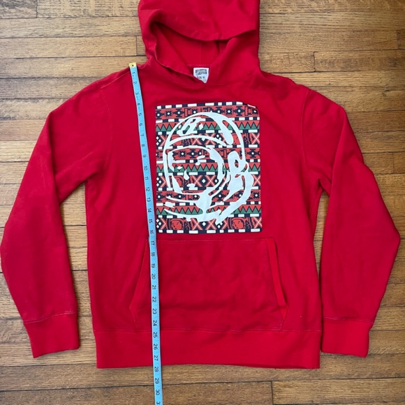 Rare - Billionaire Boys Club Sweatshirt Red Graphic Hoodie - Picture 6 of 8